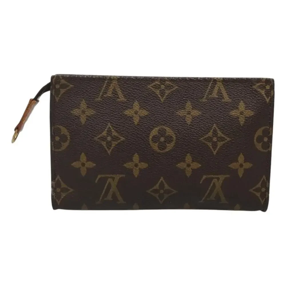 Louis Vuitton Monogram Bucket PM Accessory Pouch Brown